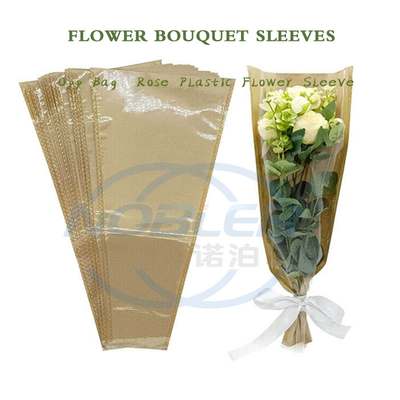 Vários sacos em forma de Y buquês de flores de papel kraft mangas para embrulhar rosas