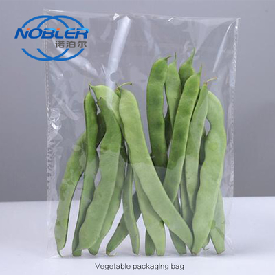 Saco de embalagem de vegetais transparente multiuso personalizável 25cm