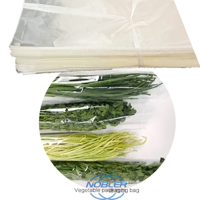 Saco de embalagem de vegetais e frutas de plástico transparente e multiuso