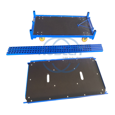Capacidade de carga dinamarquesa galvanizada do trole 40KG/shelf da flor do mergulho quente