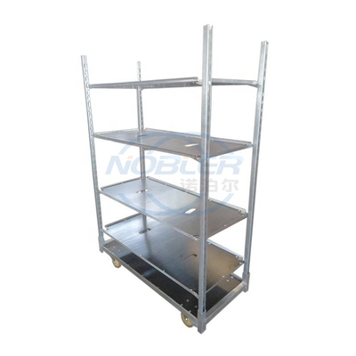 Container CC dobrável com 4 rodas para transporte suave e conveniente
