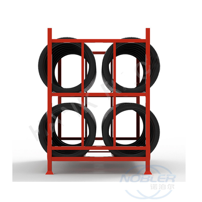 Rack de armazenamento de pneus de caminhão pesado OEM China comercial dobrável