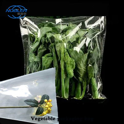 Saco de embalagem de vegetais de múltiplas especificações personalizado com resistência e durabilidade