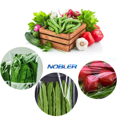 Saco de embalagem de vegetais de múltiplas especificações personalizado com resistência e durabilidade