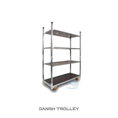 1350 * 562 * 1900mm Contêiner padrão Flores Logística Voltagem Caminhão Roda de nylon Rolamento forte galvanizado a frio