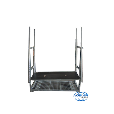 Container dinamarquês 1350mm Standard Flower Trolley dobrado e instalado para rápida rotatividade