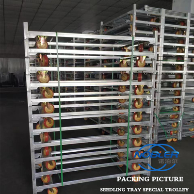 Trolley de plantas dinamarquesas galvanizadas a quente para logística moderna de flores