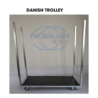 Caminhão de flores de plantação agrícola durável Trolley dinamarquês Resistência à corrosão