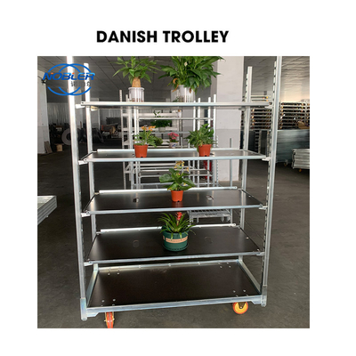 Carrinho de flores holandês móvel portátil personalizado para jardim