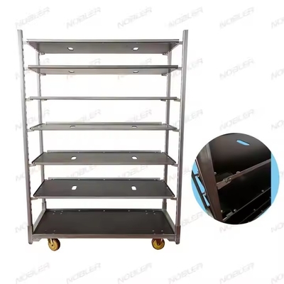 Carrinho incluído Cc resistente à água Cc Danish Trolleys Container para soluções de armazenamento versáteis