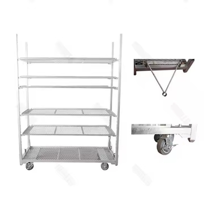 Trolley dinamarquês de 4 rodas perfeito para transporte suave e conveniente