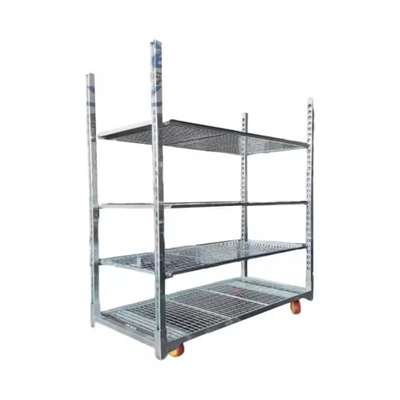 Carrinho de elevação de galvanização a quente Trolley dinamarquês para transportar produtos florais