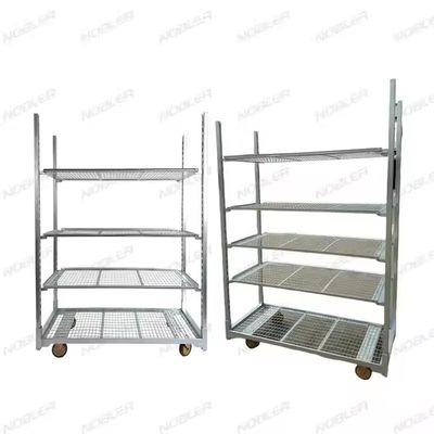 Galvanizado a quente Viveiro Estufas Transporte Jardim Cc Trolley de flores dinamarquesas