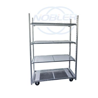 Galvanizado a quente Viveiro Estufas Transporte Jardim Cc Trolley de flores dinamarquesas