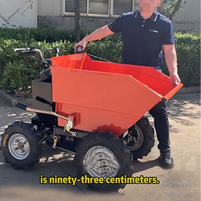 Eficiência de quatro pneus versátil Mini-Dump Truck elétrico