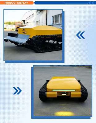 Cortador de grama robótico inteligente com controle remoto, com bateria de fosfato de ferro-lítio (LiFePO₄), tração nas quatro rodas, econômico e ecologicamente correto, e 3 horas de operação contínua.