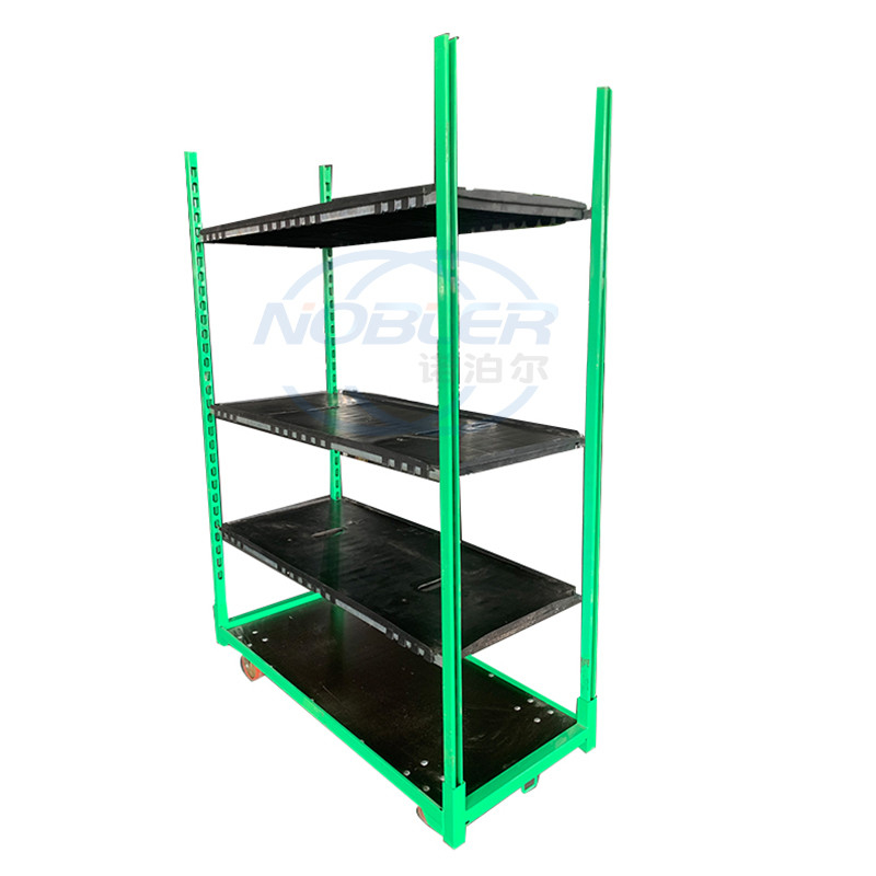 Moderno estilo 4 rodas dinamarquês carro de flores Easy Assembly L*W*H 135*56.5*190cm