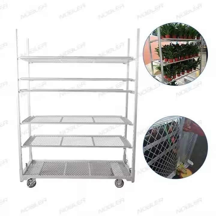 Carrinhos dinamarqueses de horticultura galvanizados pesados