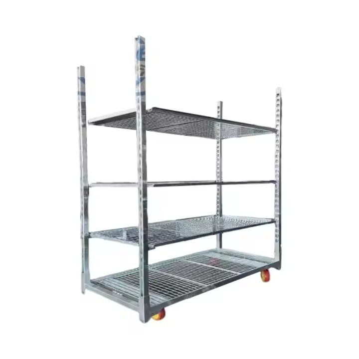 Carrinho de elevação de galvanização a quente Trolley dinamarquês para transportar produtos florais